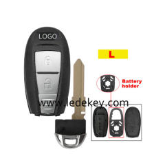 2 Button Smart Remote Key Shell For Suzuki Key Replacement Shell with Emergency Key Blade