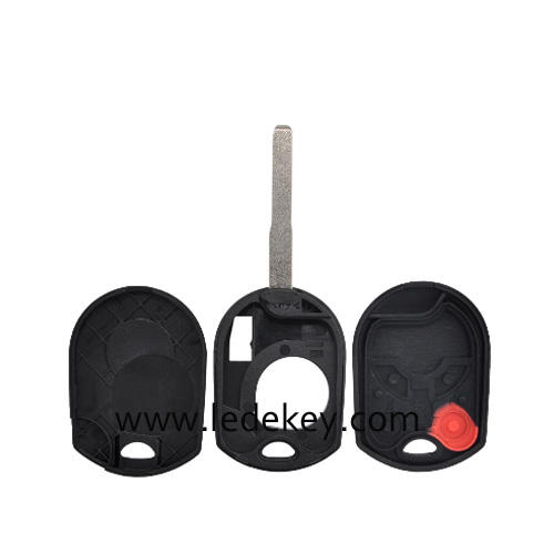 Ford 3 button remote key shell fob with HU101 blade