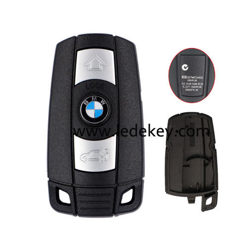 BMW 5 series key shell with blade no battery clamp