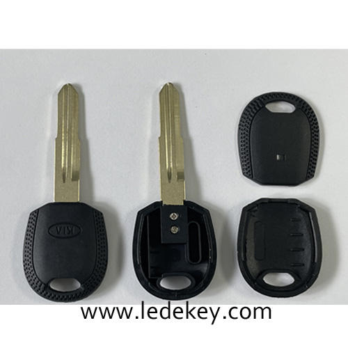 Kia transponder key shell with logo with Right blade