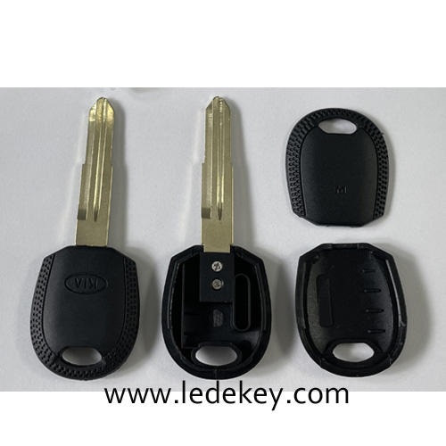 Kia transponder key shell with logo with Left blade