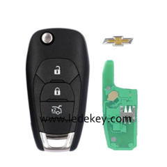 Chevrolet 3 button remote key with 433mhz 4A chip for Chevrolet Cruze 2015 Trax Sonic Spark 2021