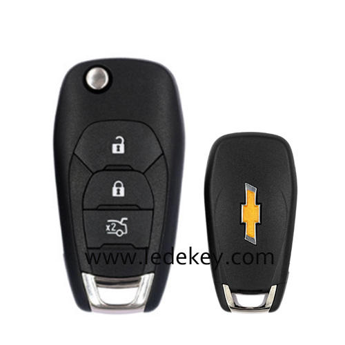 Chevrolet 3 Buttons Remote Flip Car Key Fob Shell Case