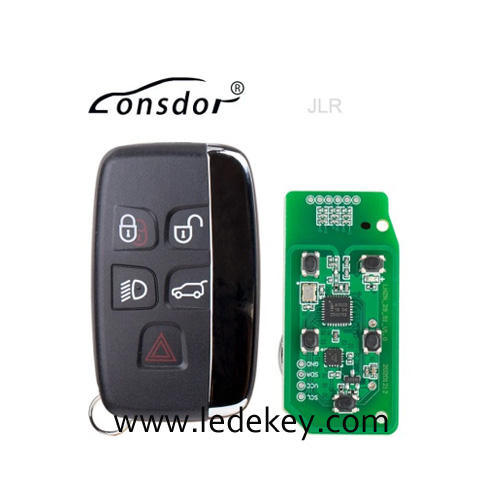 Lonsdor Specific Smart Remote Car Auto Key for LandRover/Jaguar 2015-2018 5 Buttons 433MHz JLR Work with K518 Programmer