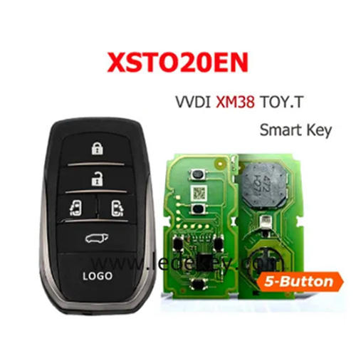 Xhorse Universal XM Smart Key XSTO20EN For Toyota 5 Buttons Remote Car Key with key shell