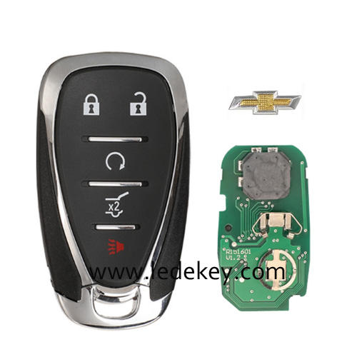 For Chevrolet 5 button SUV remote key with ID46 Chip 433Mhz (FCC ID:HYQ4EA)