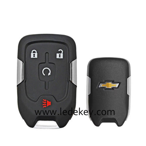 For Chevrolet 3+1 button remote key shell with logo