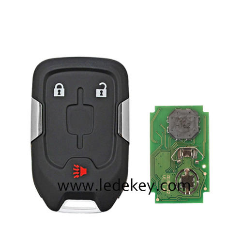 For Chevrolet GMC 2+1 button remote key No Logo with 315Mhz ID46 chip FCCID:HYQ1AA For Chevrolet Tahoe Silverado Suburban GMC Terrain Acadia YUKON XL Sierra