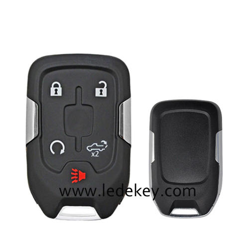 For Chevrolet 4+1 button remote key shell No logo