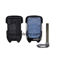 For Chevrolet 3+1 button remote key shell with logo