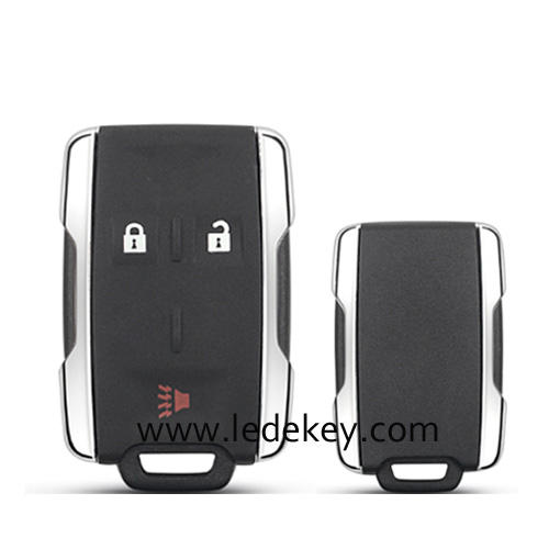 For Chevrolet GMC 3 button remote key shell,the side part is white