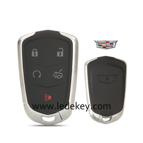 For Cadillac 5 button remote key shell