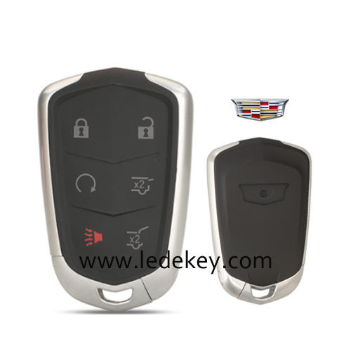 For Cadillac 6 button remote key shell