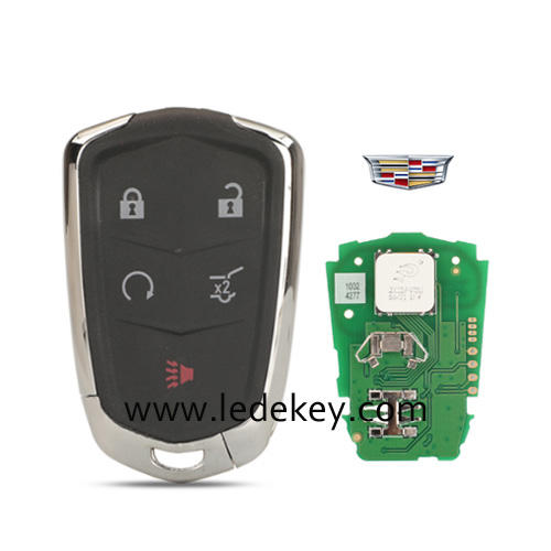 Cadillac 5 button SUV remote key 315Mhz ID46 PCF7937E Chip FCCID:HYQ2AB