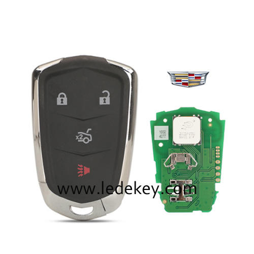 Cadillac 4 button remote key 315Mhz ID46 PCF7937E Chip FCCID:HYQ2AB
