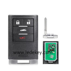 For Cadillac 4 button remote key 315Mhz ID46 chip FCCID:M3N5WY7777A For 2008 - 2013 Chevrolet Corvette