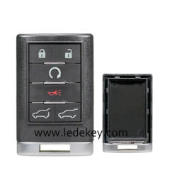 For Cadillac 6 button remote key shell No Blade No Logo