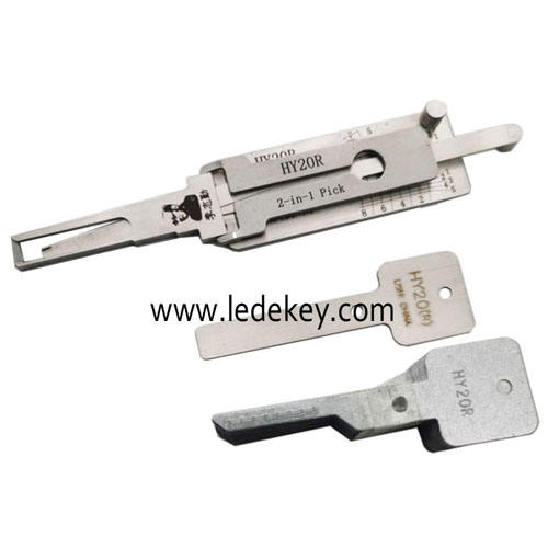Original Lishi HY20R  Korean Hyundai lock pick and decoder together 2 in 1 genuine with best quality