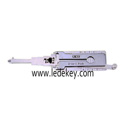 Original Lishi GM39 2 in 1 lock pick and decoder  together with best quality