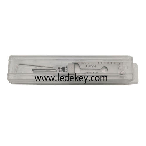 Original Lishi BE2-6 2 in 1 Lock pick decoder