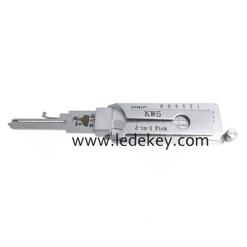 Original Lishi KW5 2 in 1 Lock pick decoder