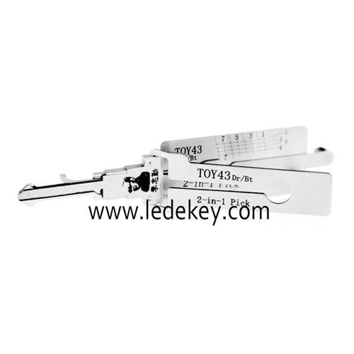 Lishi TOY43 2 in 1 lock pick decoder