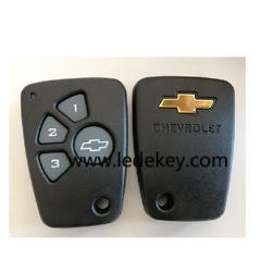 For Chevrolet 4 button remote key With Logo 433MHz Keyless Entry For Chevrolet Cruze Spark Onix Silverado Volt Camaro