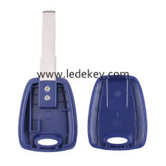 Fiat transponder key shell (Blue) with logo