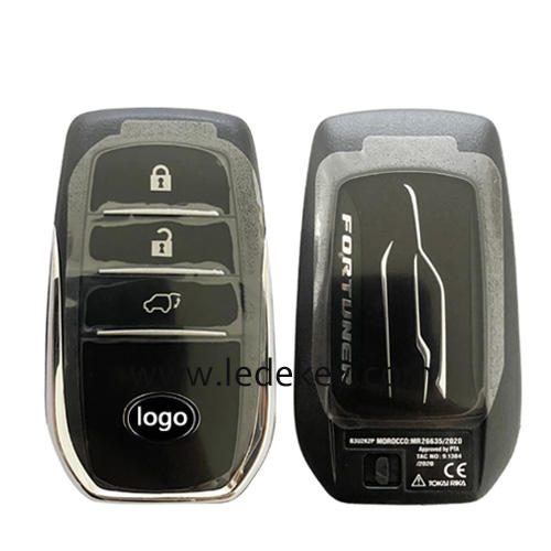 Original Smart Car Key B3U2K2P 0010 BM1EW 0182 Board Number 3 Buttons With 433MHz 8A Chip For Toyota FORTUNER