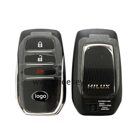 Original Smart Car Key B3U2K2L 0010 Board 3 Buttons With 312/314MHz 8A Chip For Toyota HILUX OEM Remote Control Can instead 0182 BM1ET