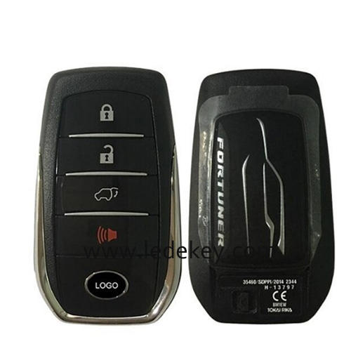 Original Smart Card(Tokai Riki) FCC BM1EW Number 4 Buttons With 433MHz 8A Chip For Toyota Fortuner