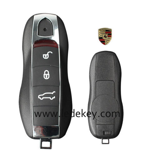 For Porsche 3 buttons SUV remote key shell