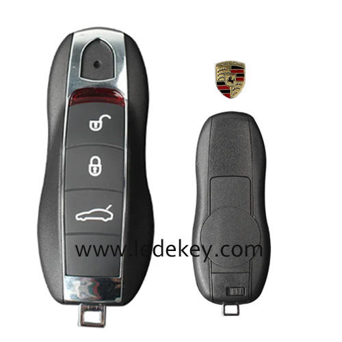 For Porsche 3 buttons remote key shell