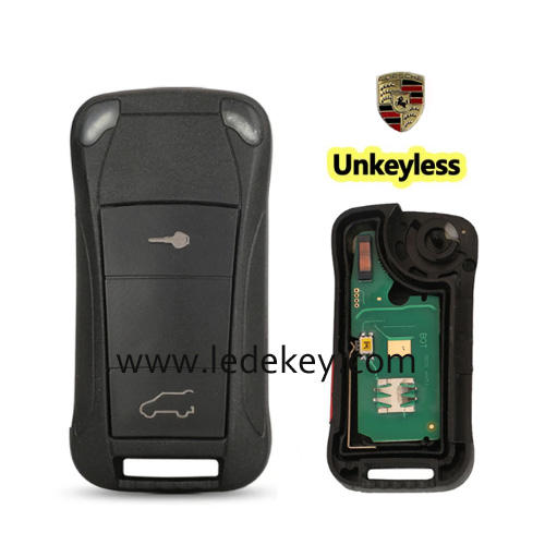 For Porsche 2 button remote key unkeyless with 315Mhz ID46-PCF7946 Chip