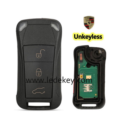 For Porsche 3 button remote key unkeyless with 433Mhz ID46-PCF7946 Chip