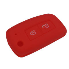 2 buttons Silicone key cover for Nissan (4 colors optional)