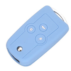 3 buttons Silicone key cover for HONDA black color(5 colors optional)