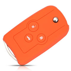 3 buttons Silicone key cover for HONDA black color(5 colors optional)