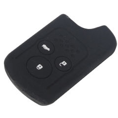 3 buttons Silicone key cover for HONDA black color(3 colors optional)
