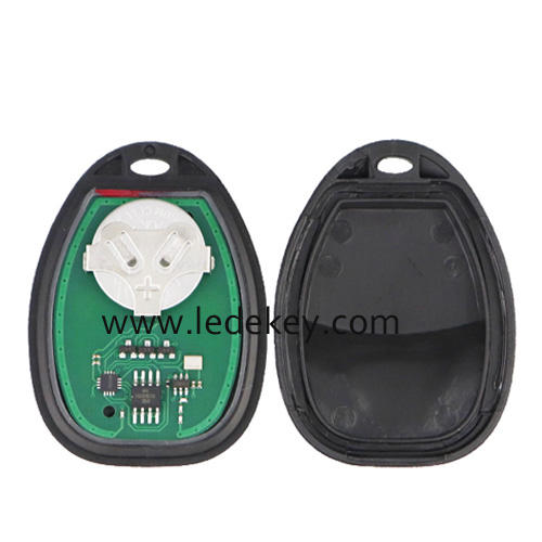 For Chevrolet GMC 3 button remote key with 315Mhz FCCID:KOBGT04A