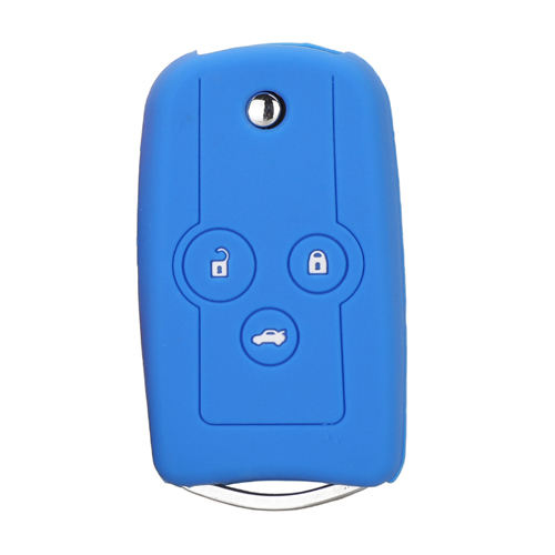 3 buttons Silicone key cover for HONDA black color(5 colors optional)