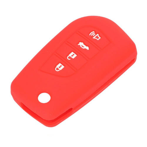4 buttons Silicone key cover for TOYOTA  (3 colors optional)