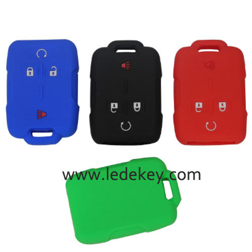 4 buttons Silicone key cover for CADILLAC  (4 colors optional)