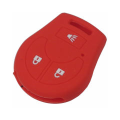 3 buttons Silicone key cover for Nissan (6 colors optional)