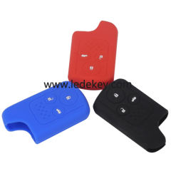 3 buttons Silicone key cover for HONDA black color(3 colors optional)
