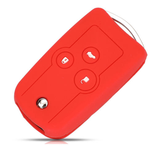 3 buttons Silicone key cover for HONDA black color(5 colors optional)