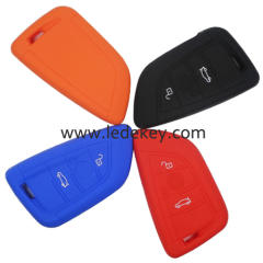 3 buttons Silicone key cover for BMW(4 colors optional)
