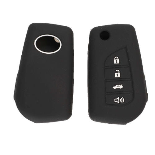 4 buttons Silicone key cover for TOYOTA  (3 colors optional)