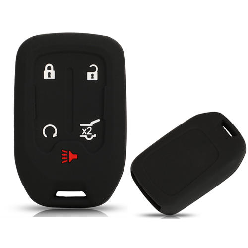 5 buttons Silicone key cover for CHEVROLET black color(3 color optional)