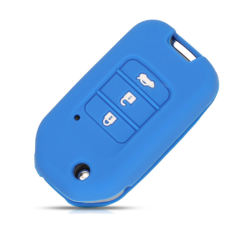 3 buttons Silicone key cover for HONDA black color(3 colors optional)